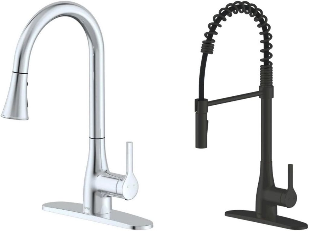 two Flow Kitchen Faucets