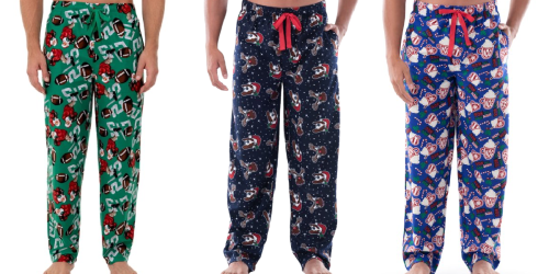Fruit of the Loom Men’s Holiday Fleece Pajama Pants Only $7.50 on Walmart.com