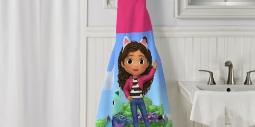 Kids Hooded Towels Only $10.98 on Walmart.com | Gabby’s Dollhouse, Sonic, Paw Patrol, & More