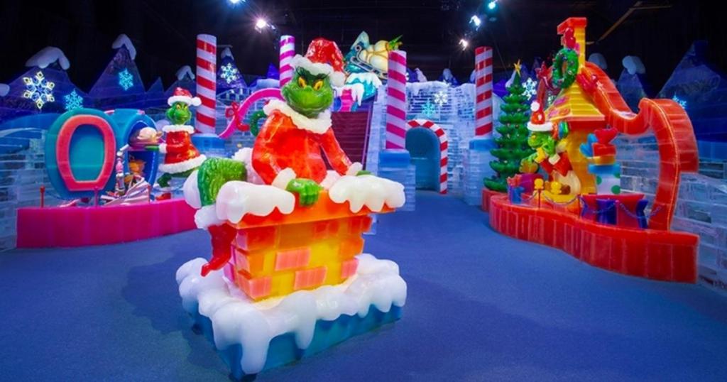 the grinch gaylord palms ice exhibit