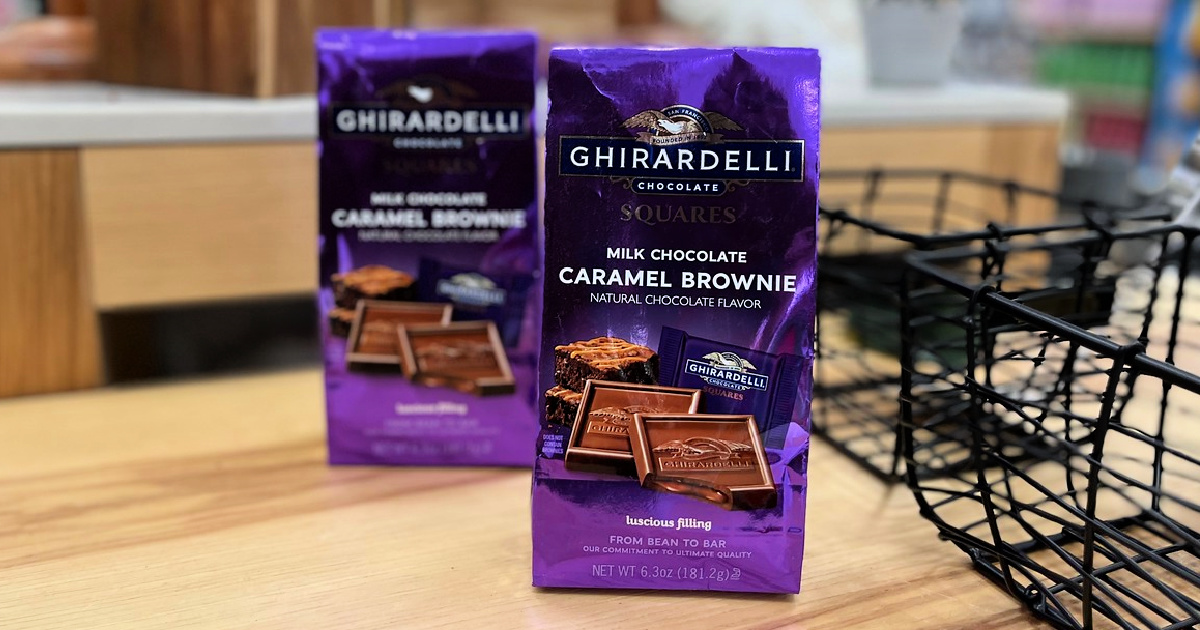 40 Off Ghirardelli Chocolate Caramel Brownie Squares Bags at Target