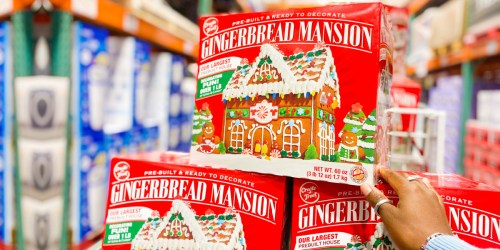 Gingerbread Mansion Just $11.99 at Costco – Includes Over 1 Pound of Candy & Icing