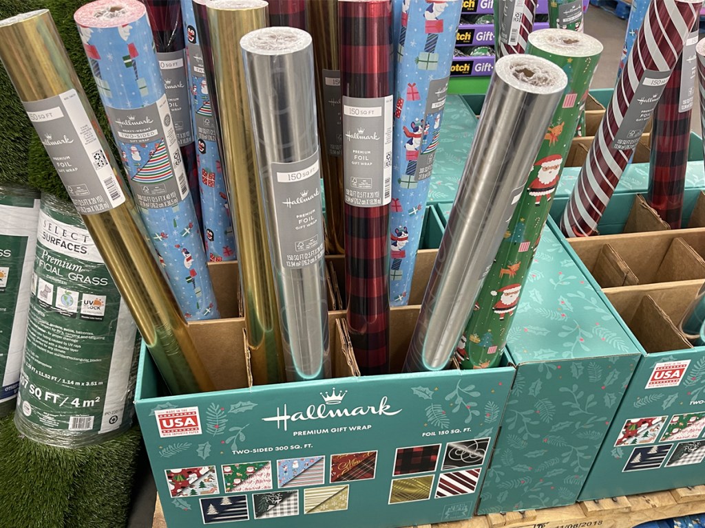 Hallmark Two-Sided Holiday Wrapping Paper Only $9.98 at Sam's Club