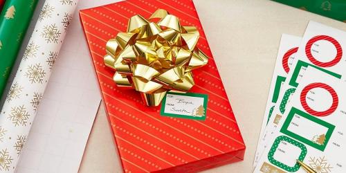 Over 50% Off Hallmark Wrapping Paper Set on Amazon | Includes Paper, Bows, Ribbons, & Tags