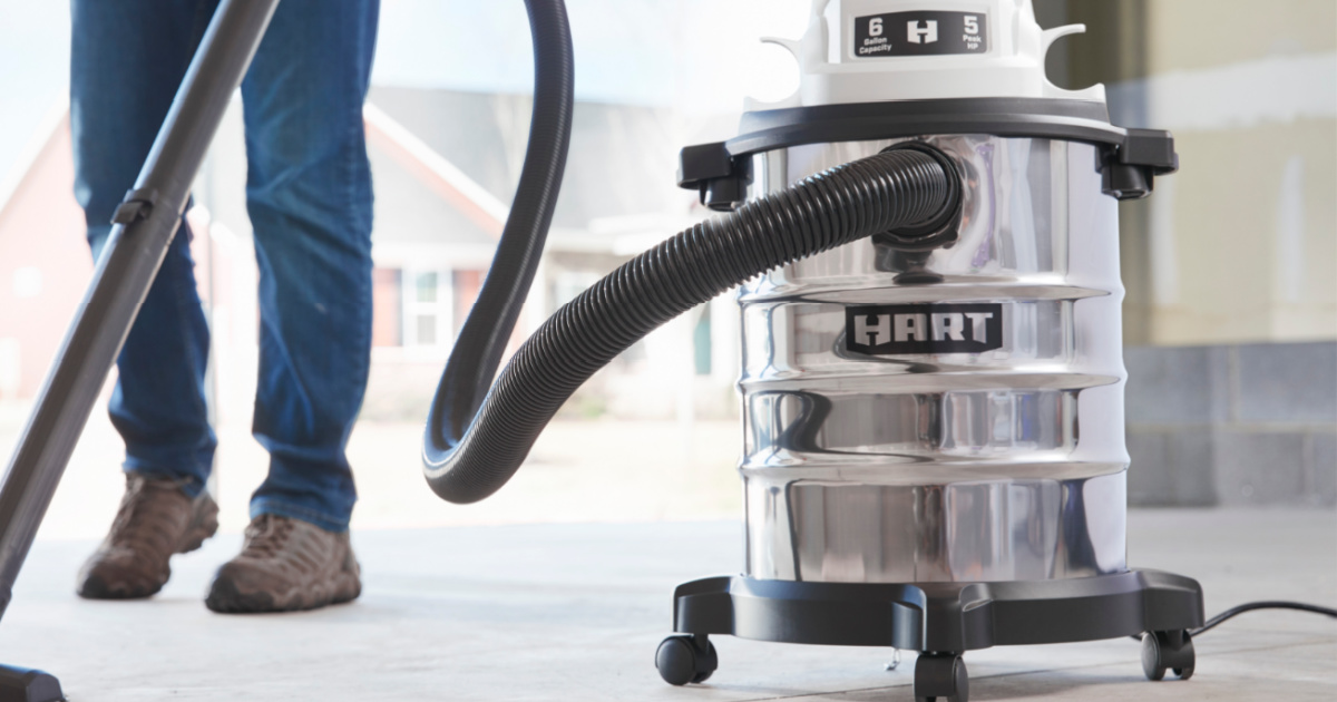 Hart 6-Gallon Wet/Dry Vacuum Only $29 on Walmart.com (Regularly $59)