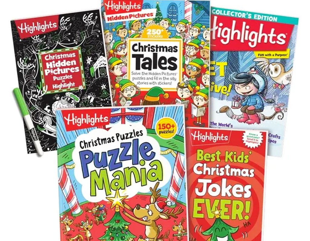 five highlights christmas books