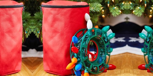 Got Tangled Christmas Lights? You Need This Best-Selling Storage Container w/ Reels!