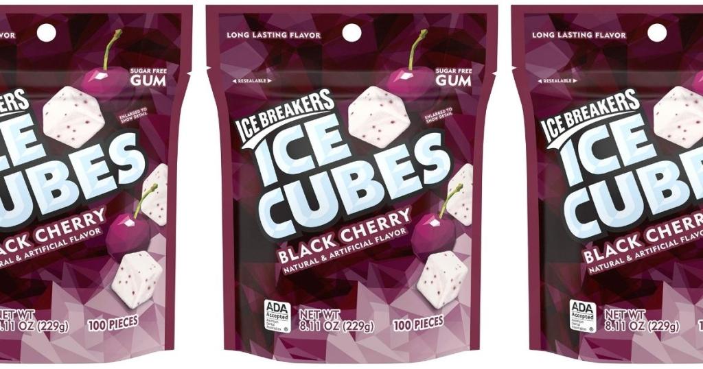 Ice Breakers Ice Cubes Black Cherry 100-Piece Bag