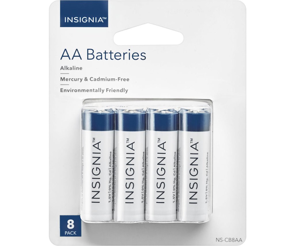 8-Pack of Insignia AA Batteries