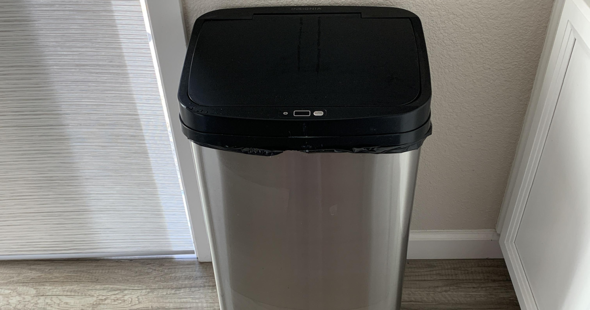 Insignia Automatic Trash Can Only $24.99 Shipped on BestBuy.com (Regularly $40)