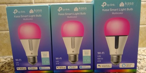 Kasa Smart LED Light Bulbs from $9.99 on Amazon | Color-Changing & Dimmable