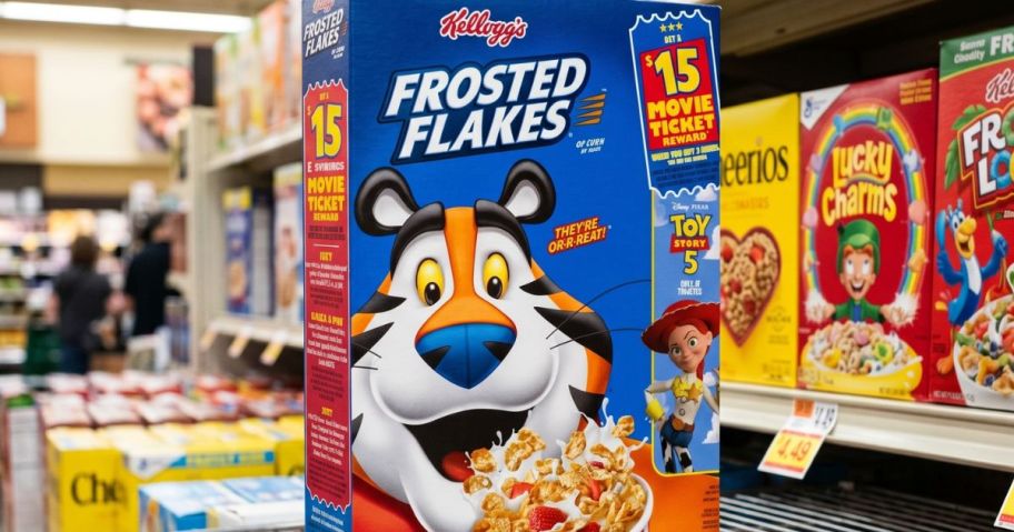 Kellogg's Frosted Flakes Cereal 12oz Box in store