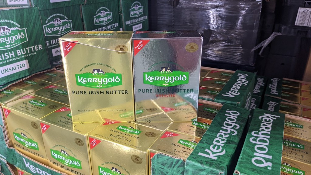two packages of Kerrygold Butter