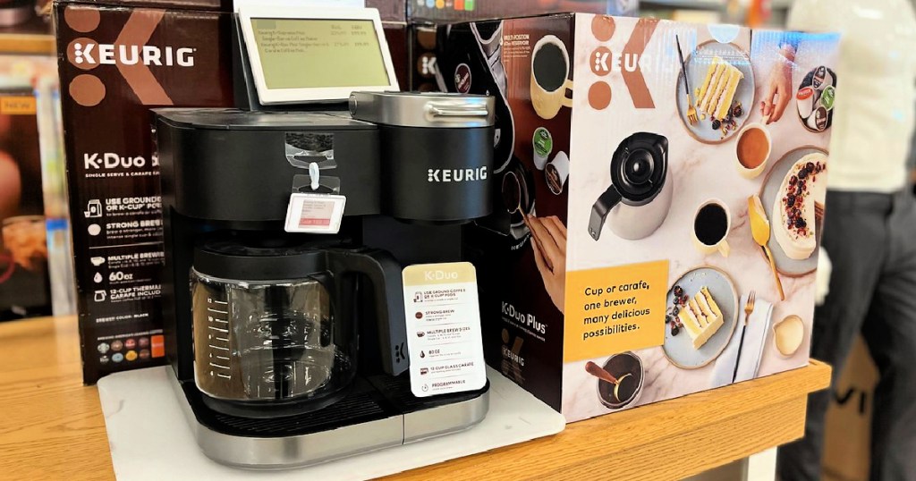 Keurig K-Duo 12-Cup Coffee Maker and Single-Serve K-Cup Brewer