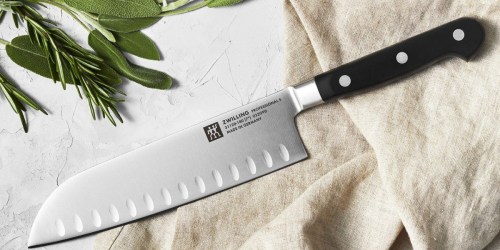Zwilling 7″ Hollow Edge Santoku Knife Only $39.99 (Regularly $113)