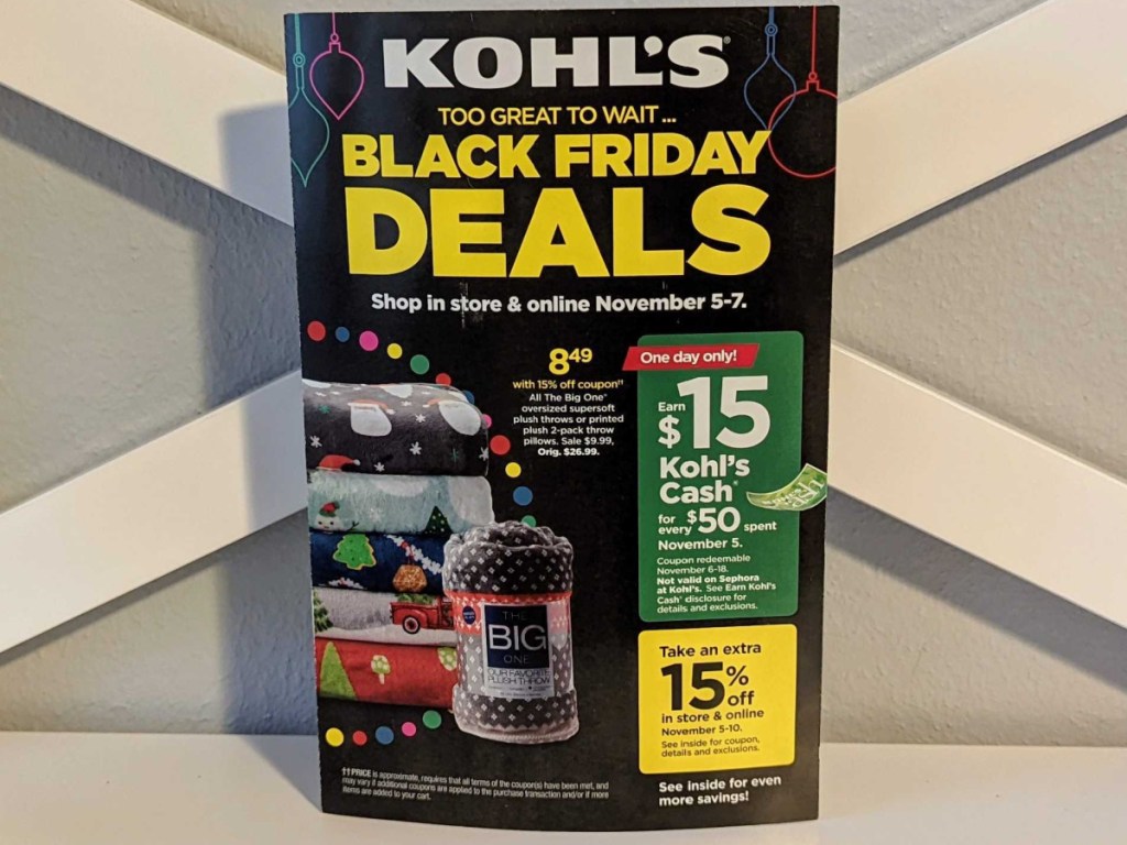 Kohl's Early Black Friday Deals flyer