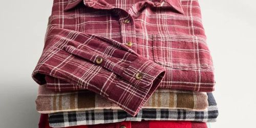 ** Women’s Flannel Shirts Only $14 on Kohls.com (Regularly $28)
