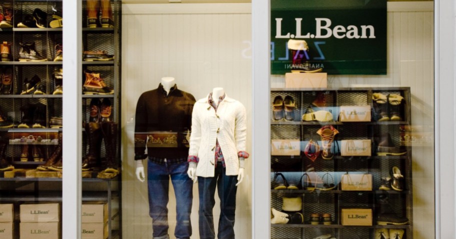 L.L. Bean store front, one of the places with military discounts and deals for 2024