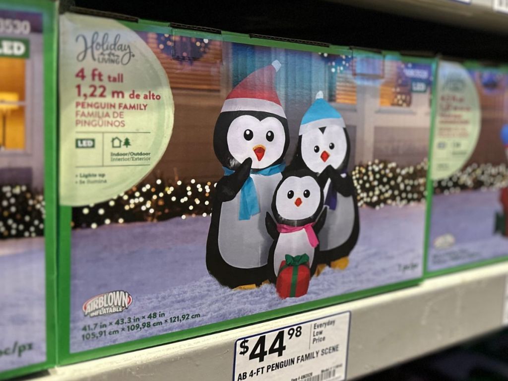 Lowe's Penguin Family Inflatable