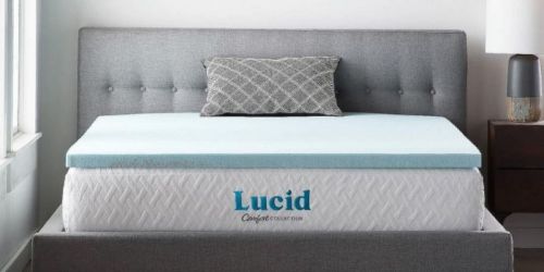 Lucid Gel & Memory Foam Infused Mattress Toppers from $62.86 Shipped (Regularly $125)