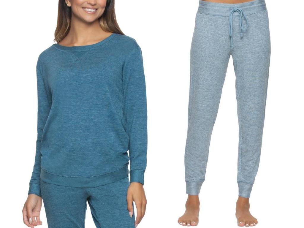 macy's women's felina taylor lounge top and joggers