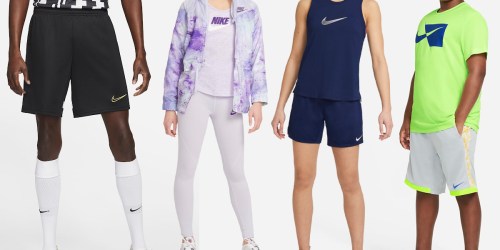 ** Nike Kids Apparel from $6 (Regularly $20) + Free Shipping | Shorts, Tees, Leggings, & More