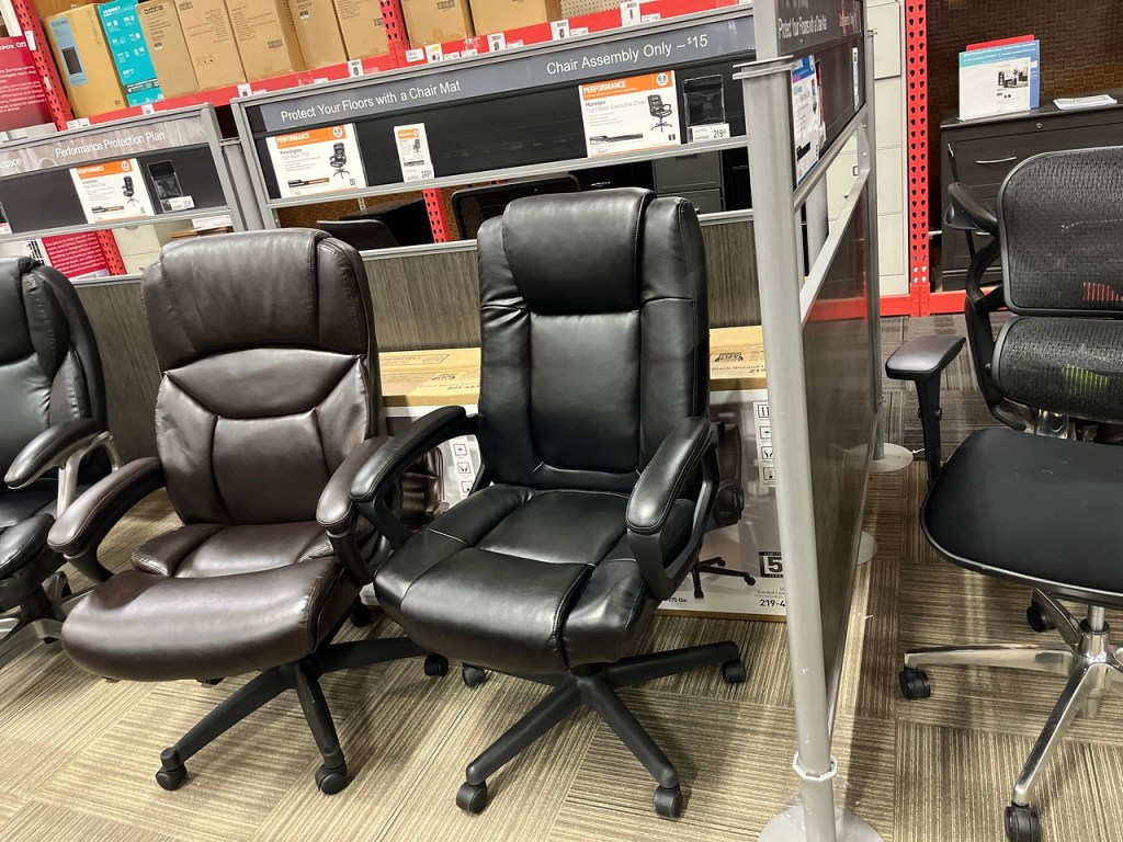 Office Depot Leather High Back Chair