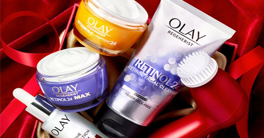 olay products in gift box