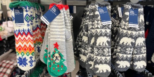 Old Navy Cozy Socks Just $1 – Valid In-Store & Today Only