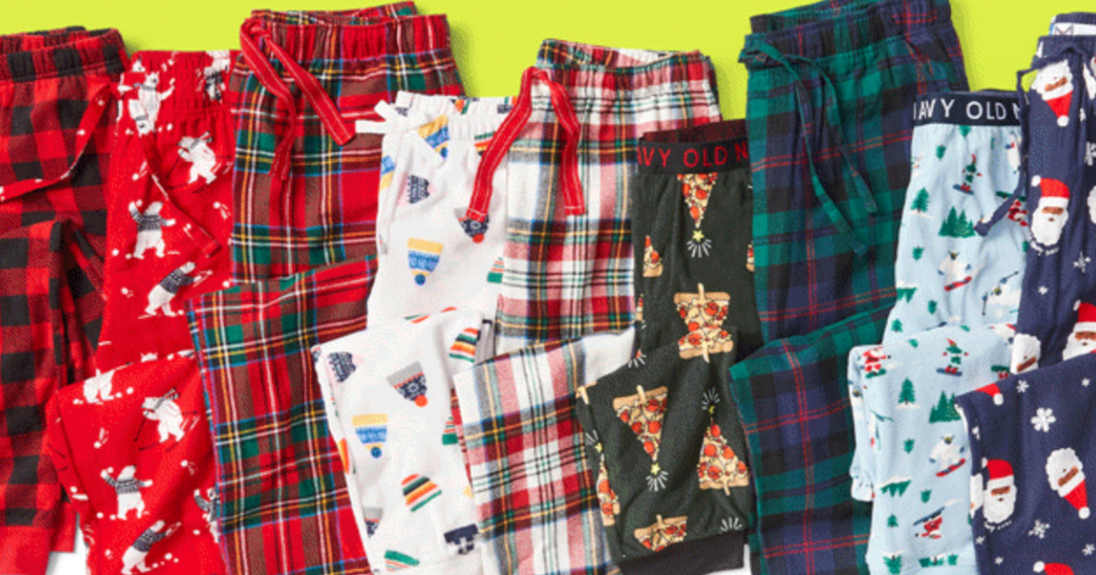 Old Navy Pajama Pants Just $7 Shipped (Regularly $20) - Includes Plus Sizes  Too