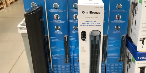 OmniBreeze Tower Fan Just $19.99 Shipped on Costco.com (Regularly $35)