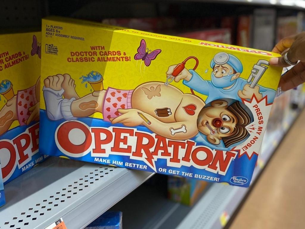 operation game on store shelf
