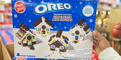 Oreo Gingerbread Village Kit Only $11.98 at Sam’s Club – Includes 4 Mini Houses!