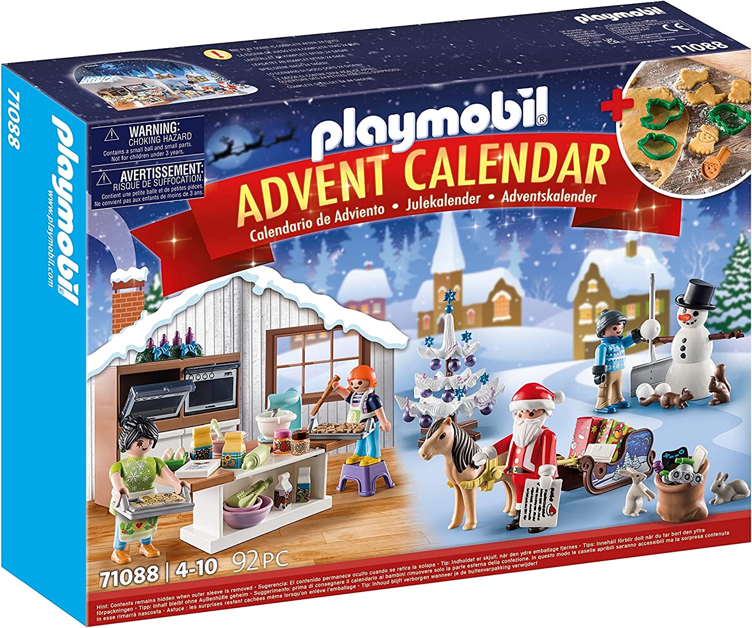 playmobil Christmas baking calendar box