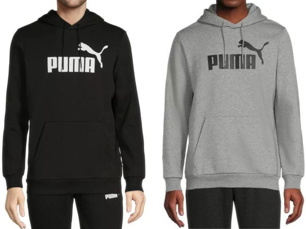 stock images of two men wearing Puma Hoodies