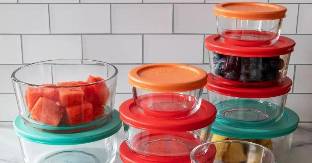 Pyrex Glass Food Storage Container 22-Piece Set