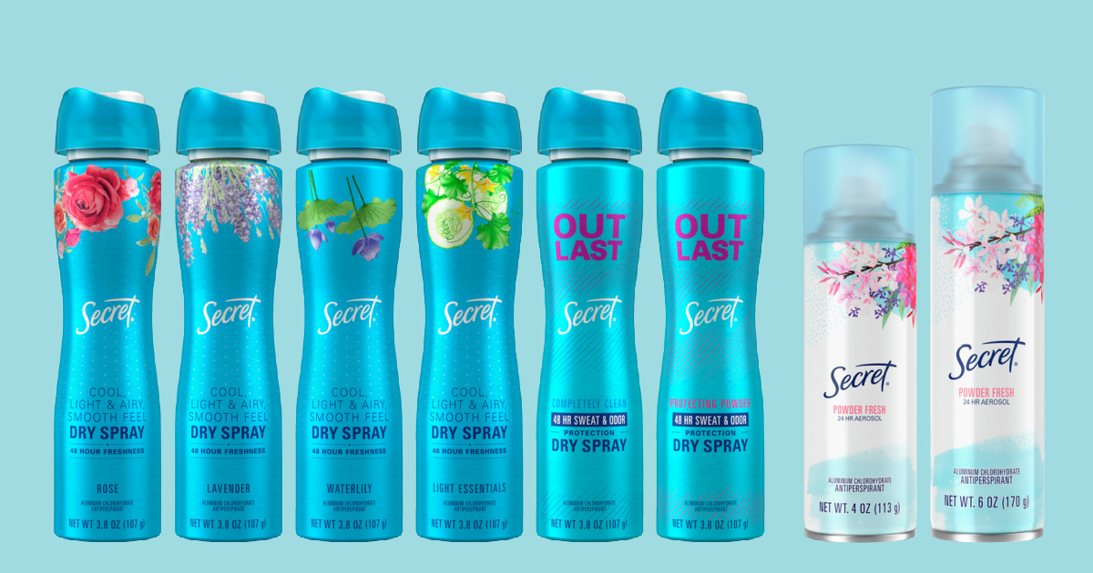 Old Spice & Secret Aerosol Deodorants Recalled Due to Presence of CancerCausing Chemical