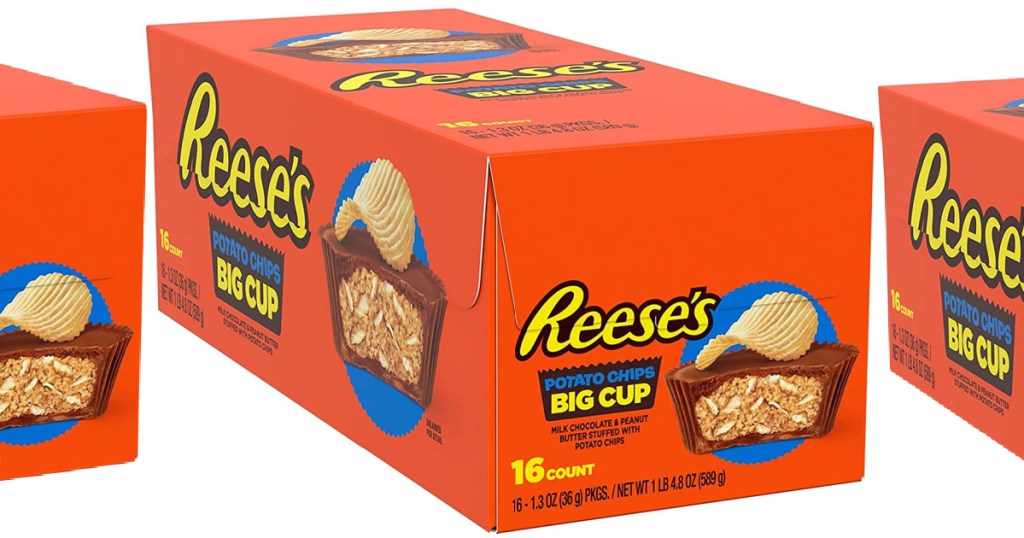 Reese's Big Cups with Potato Chips 16-Count Box