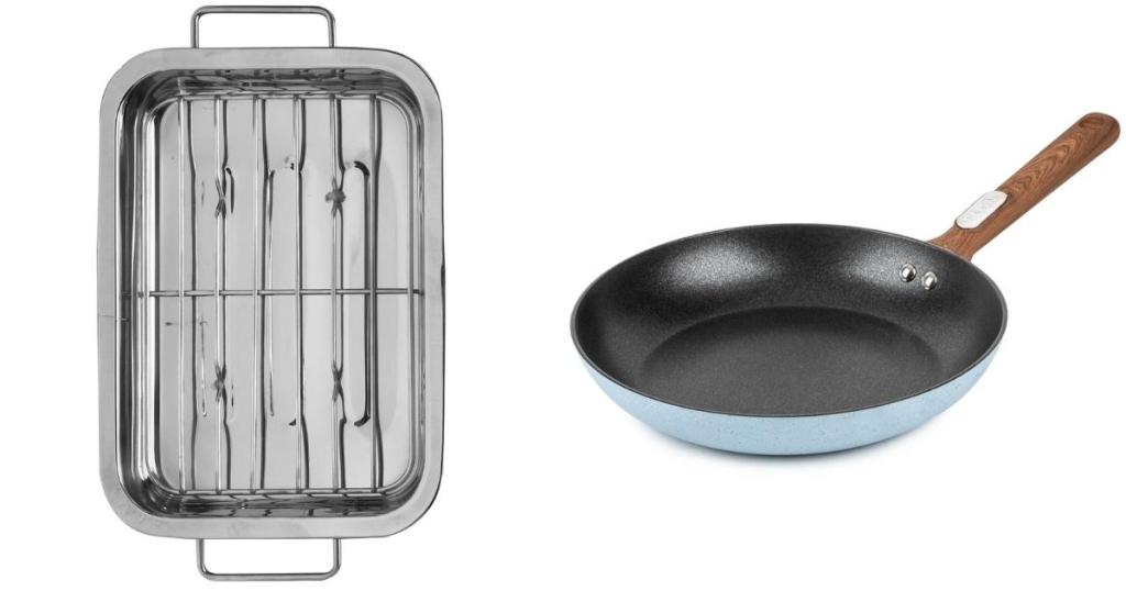 sedona roasting pan and brooklyn steel co frying pan