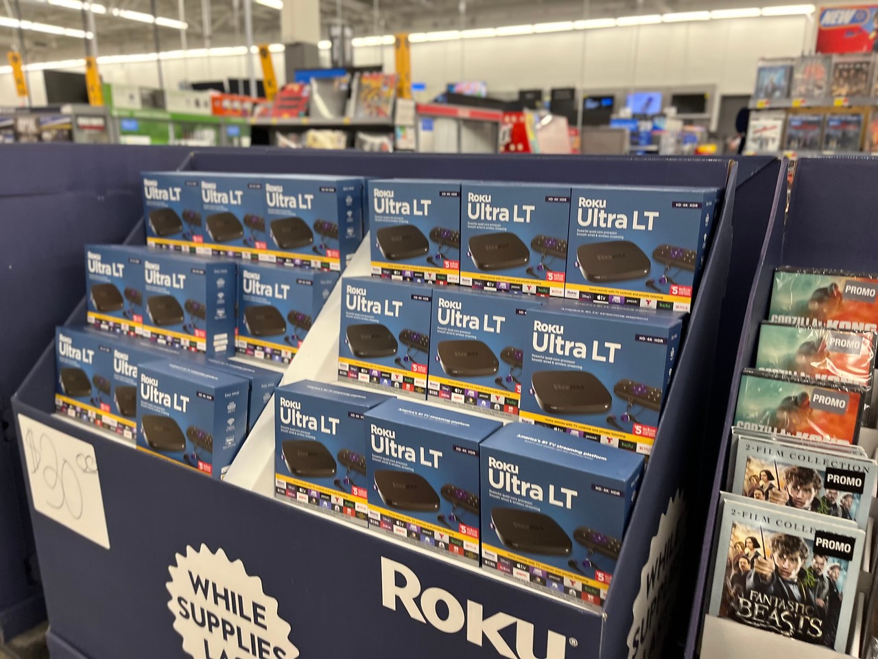 Roku Ultra LT in Walmart Display