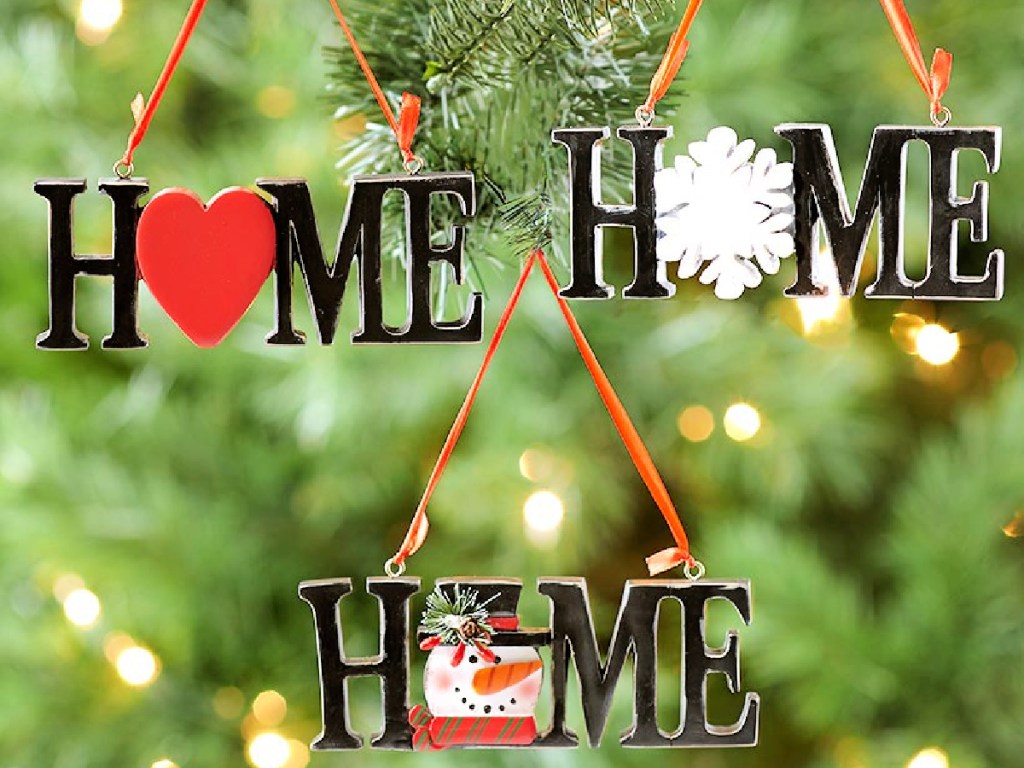 Set of 3 Home Ornaments