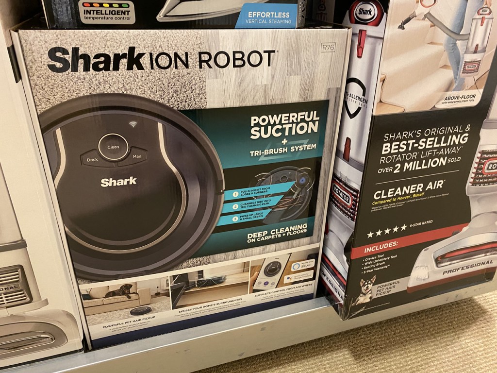 Shark Ion Robot Vacuum cleaner in box