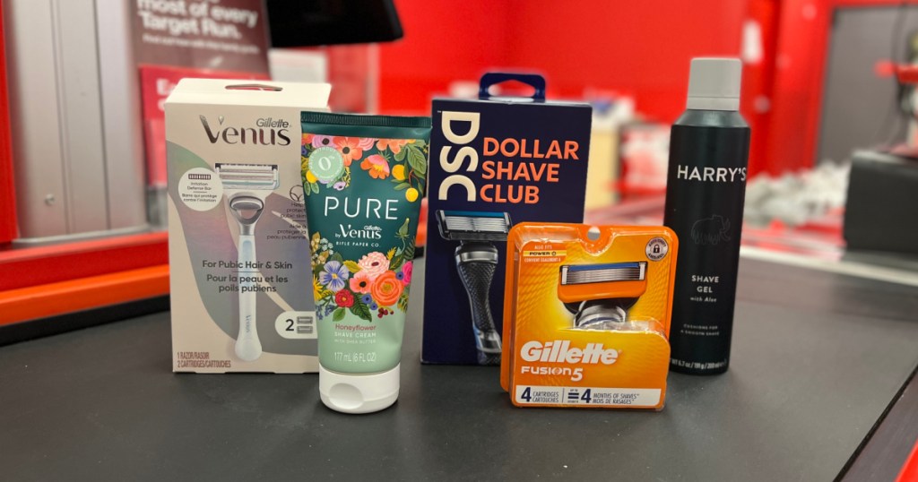 shave products on conveyor belt 