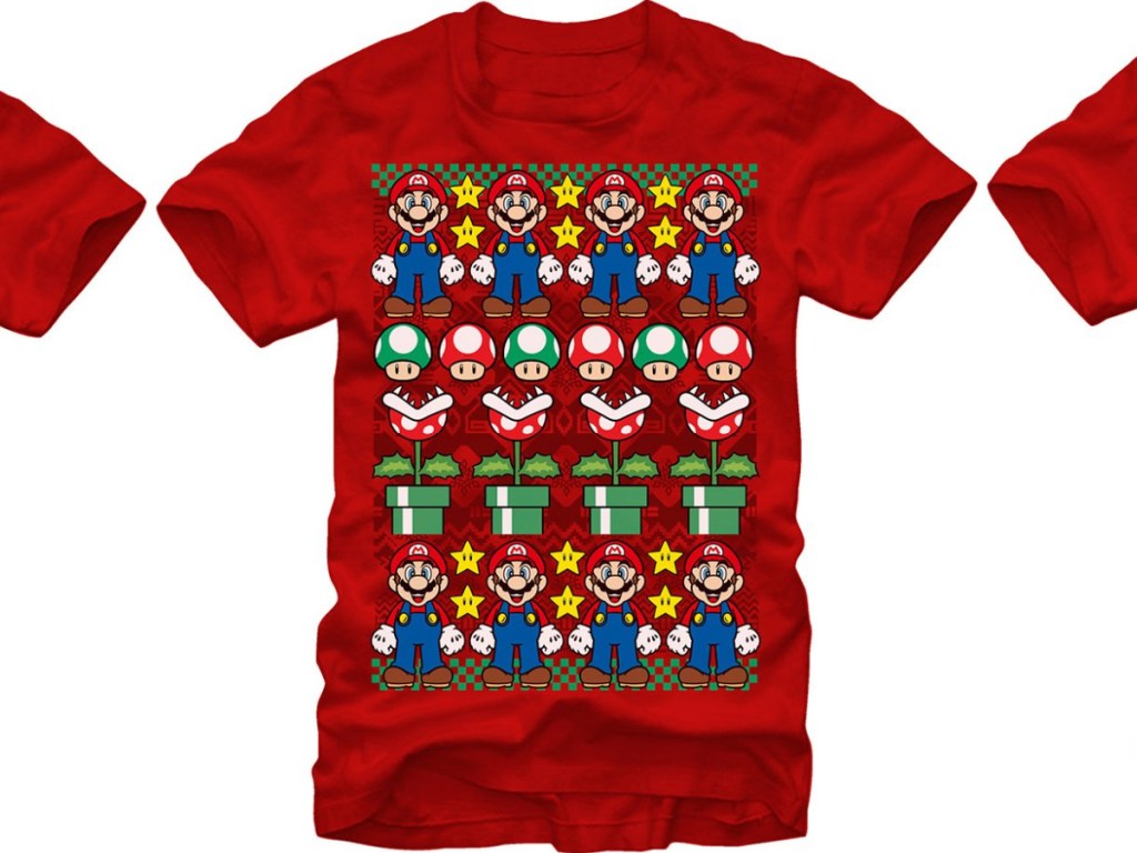 Mario ugly tee shirt