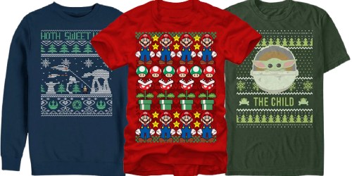 Ugly Christmas Tees & Sweaters from $4.99 on Zulily.com