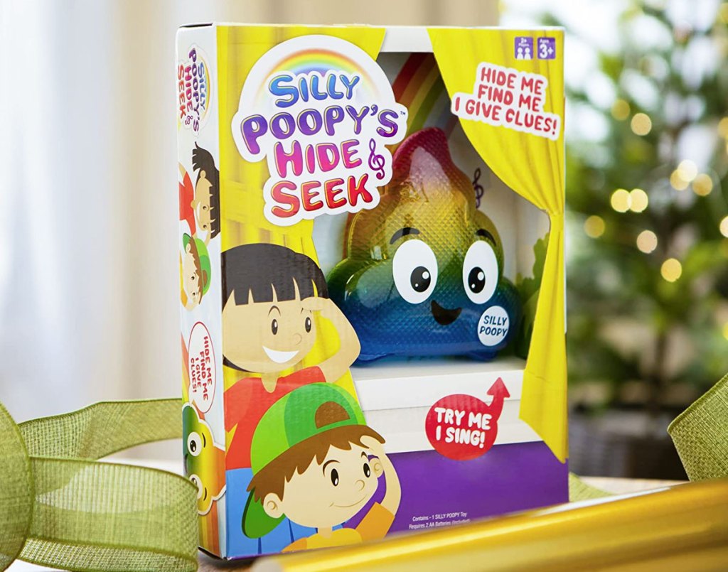 silly poopy's hide & seek game box