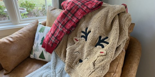 Reindeer Sherpa Christmas Pajama Set Only $11.99 on Walmart.com + More Holiday Matching Family PJs