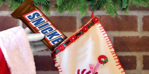Giant Snickers 1-Pound Candy Bar Only $9.98 Shipped on Amazon (Fun Stocking Stuffer Idea)