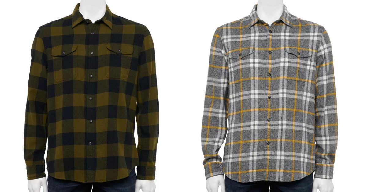 Flannel Shirts Just $8.49 on Kohls.com 