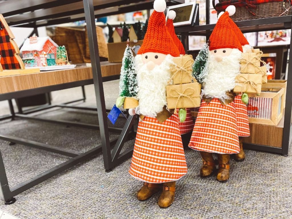 light up santa floor decor